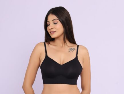 Women BACK SINGLE HOOK	NON WIRED LIGHT PADDED Bra - Image 3