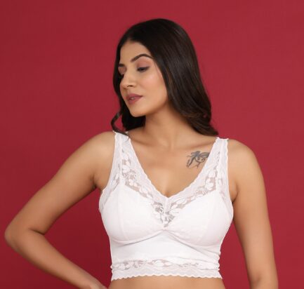 Women New T-SHIRT STYLE NON WIRED LIGHT PADDED Bra - Image 4