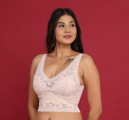 Women New T-SHIRT STYLE NON WIRED LIGHT PADDED Bra