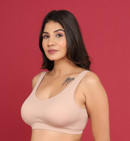 BACK HOOK EYE NON WIRED LIGHT PADDED Latest Women Top - Image 2